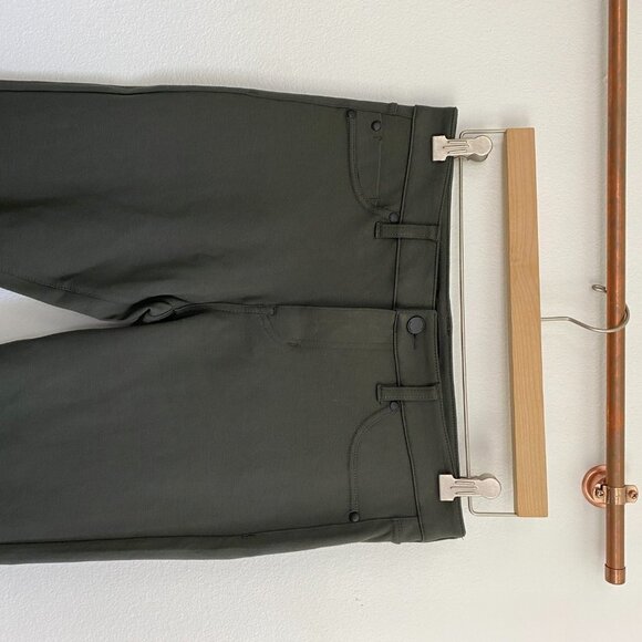 LIVERPOOL Madonna Jegging Pants in Peat Green size 8/29 - Picture 2 of 4